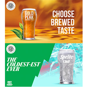 Gold Peak and Sprite Point of sale for Freestyle